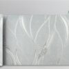 Panneau Mural - Blanc Chrome - Effet Marbre - 250x120x0.3CM