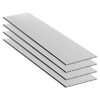 Panneaux Acoustiques Blanc Cuir – 240x60 – 11 mm – Lot de 4